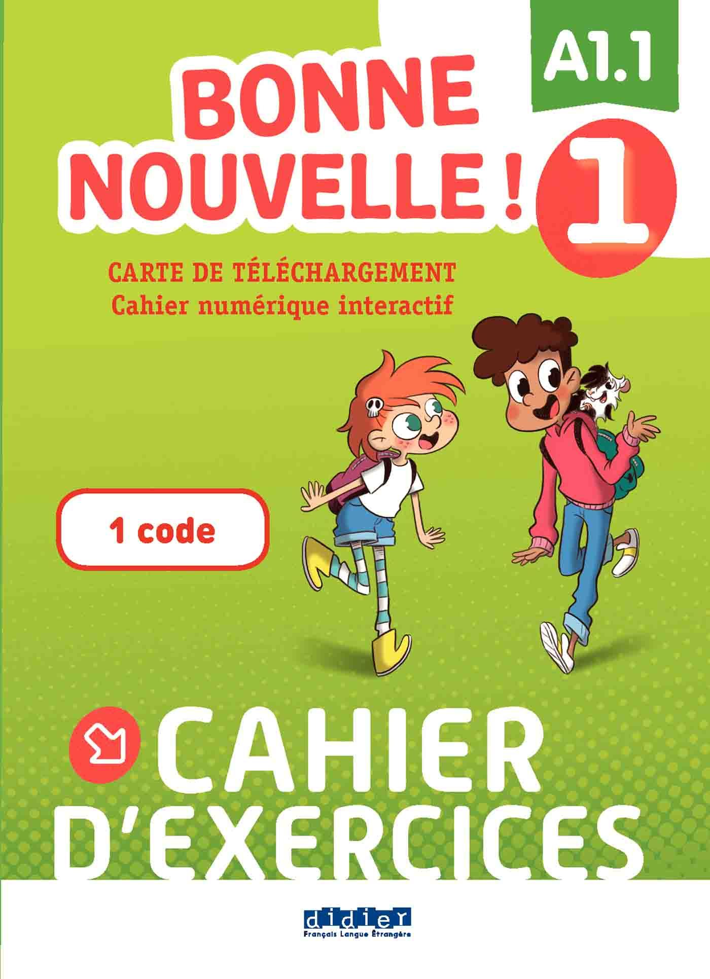 Bonne nouvelle ! - Niv.1 -  Carte de téléchargement - Cahier interactif - Elève