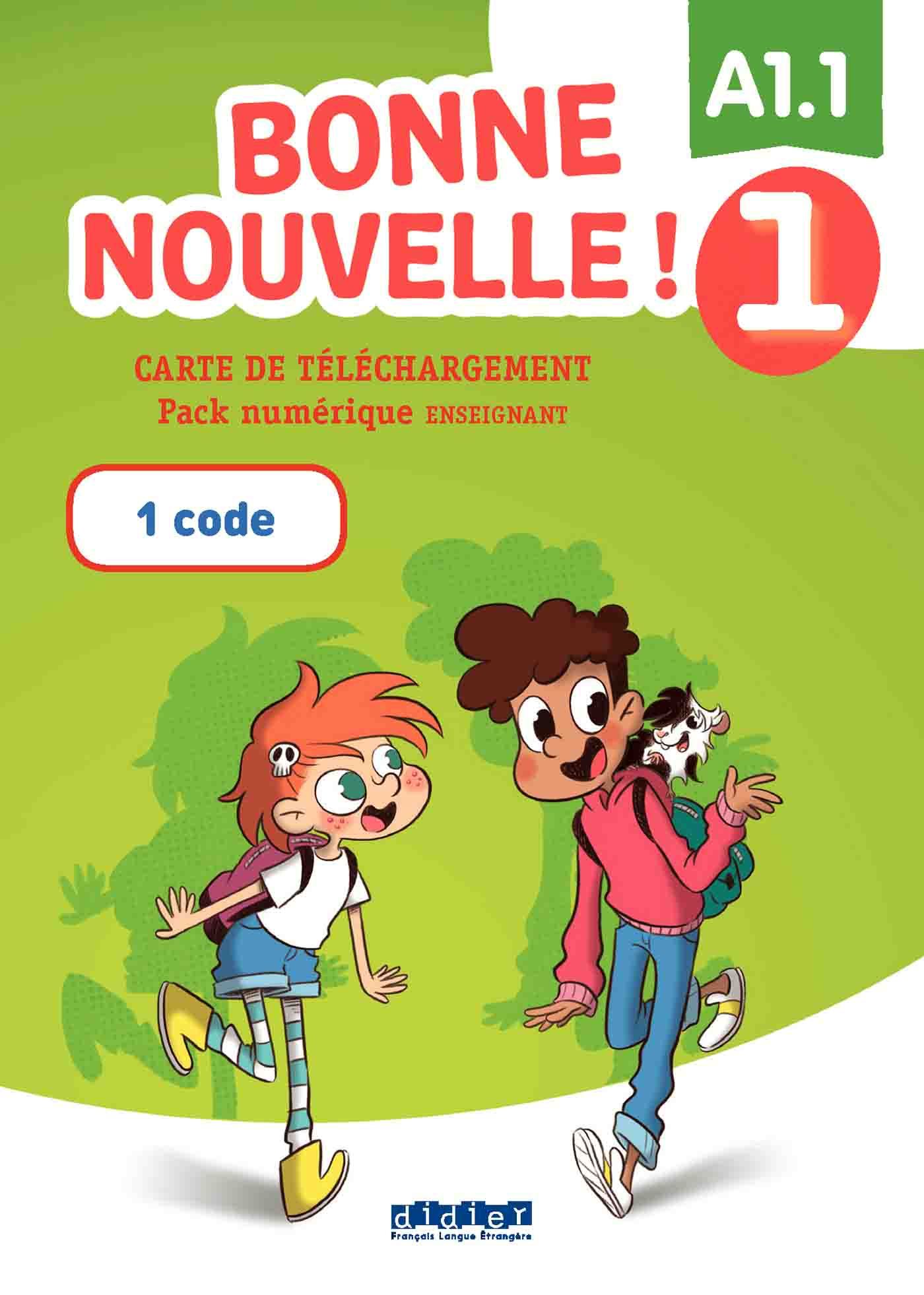 Bonne nouvelle ! - Niv.1 - Carte de téléchargement - Pack numérique Enseignant