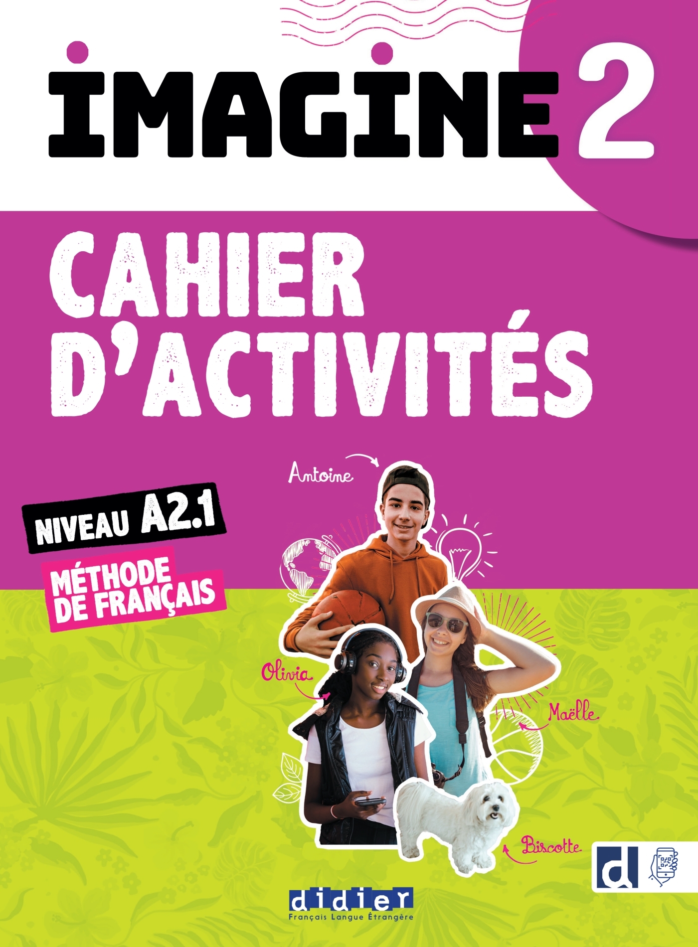 Imagine 2 - Niv. A2.1 - Cahier + CD mp3 + didierfle.app