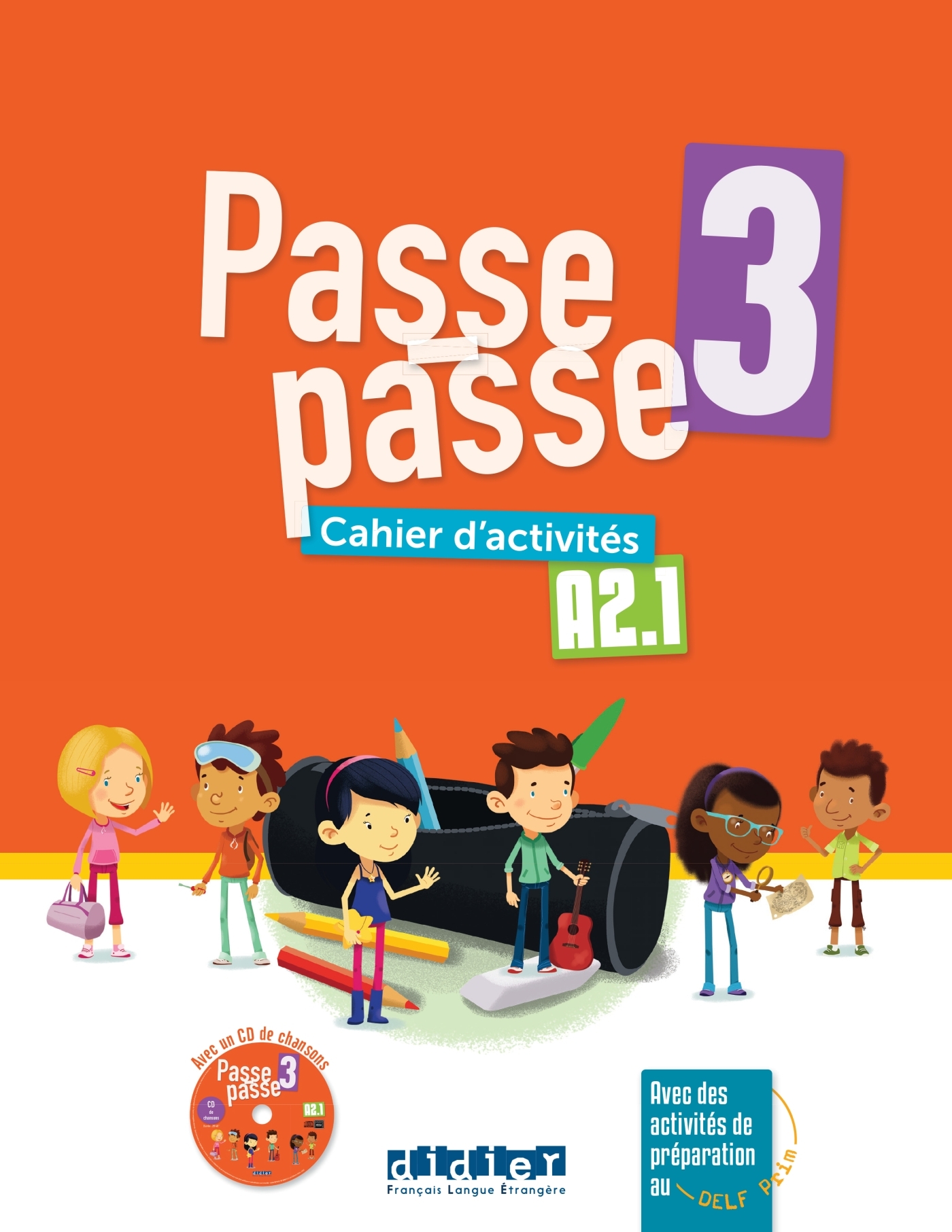 Passe-passe 3 - Niv. A2.1 - Cahier + CD mp3