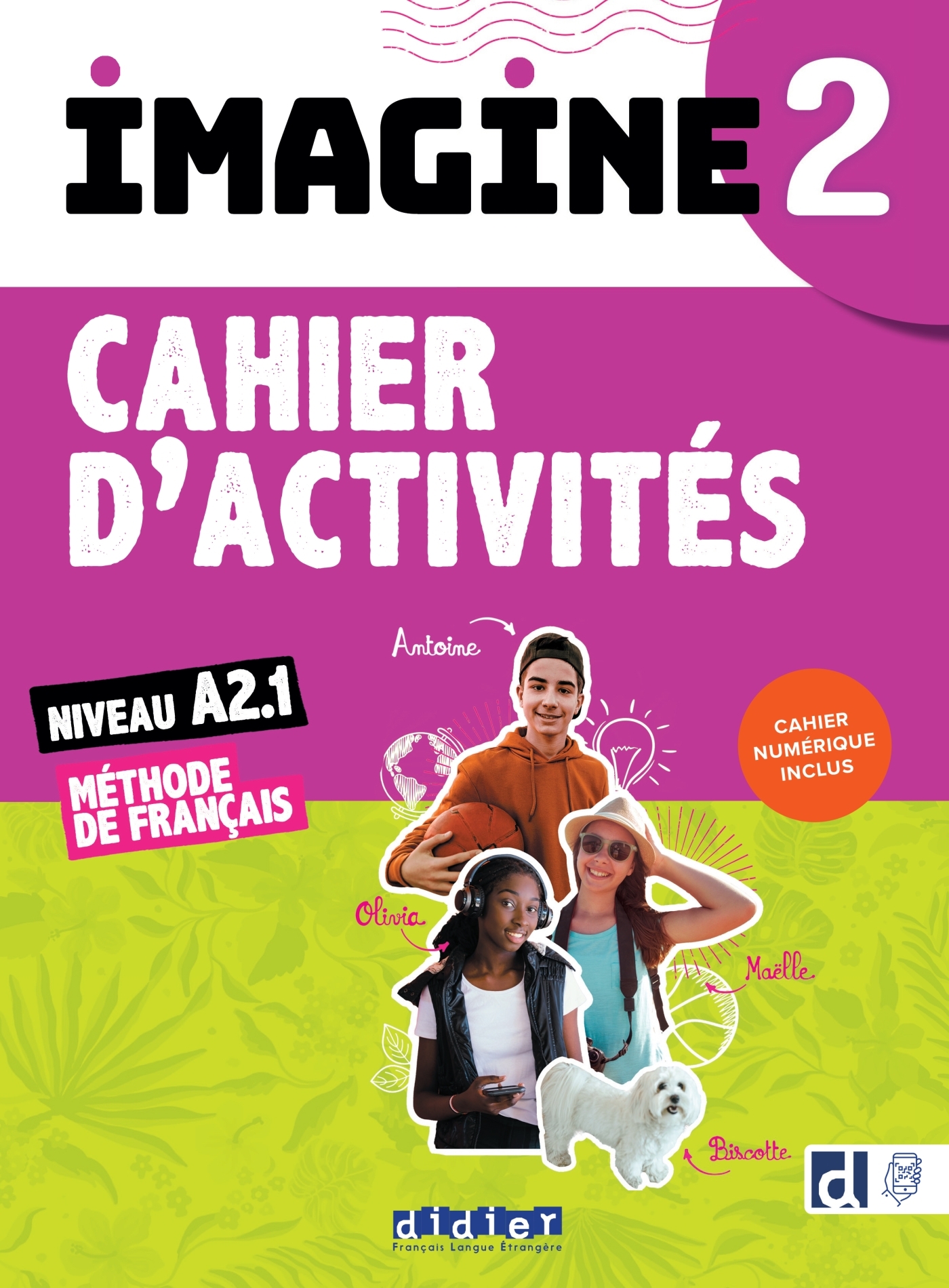 Imagine 2 - Niv. A2.1 - Cahier + numérique inclus