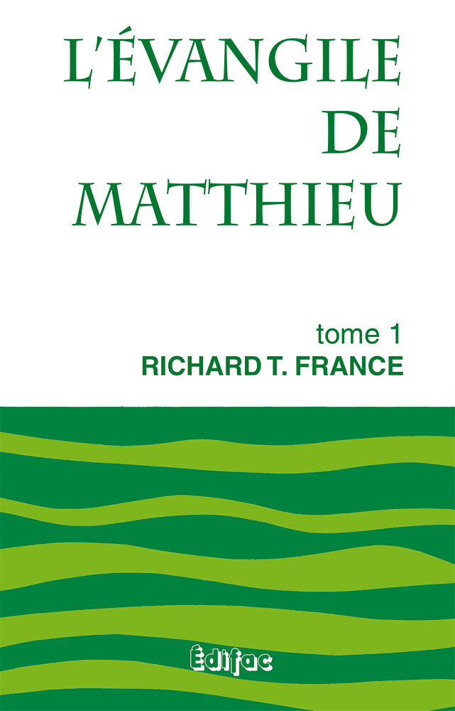 L’Évangile de Matthieu. Tome 1. Commentaire biblique CEB