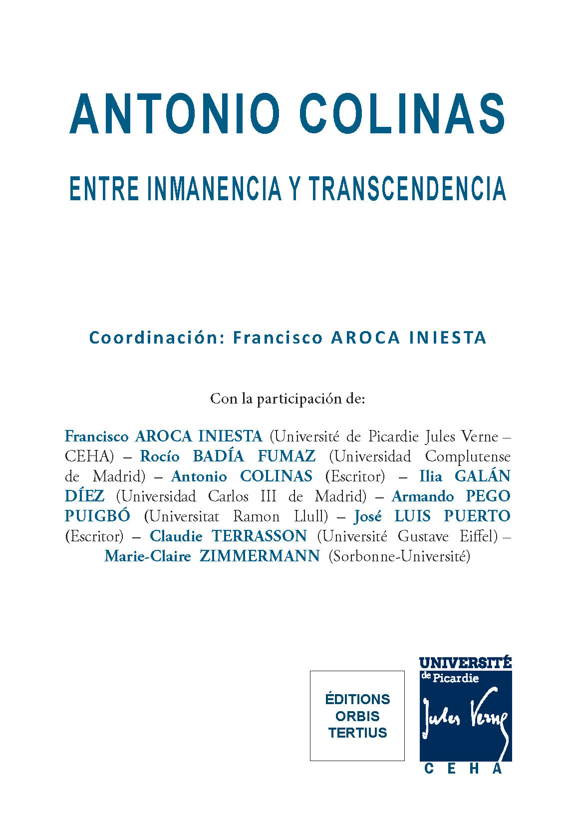 Antonio Colinas: entre inmanencia y trnascendencia