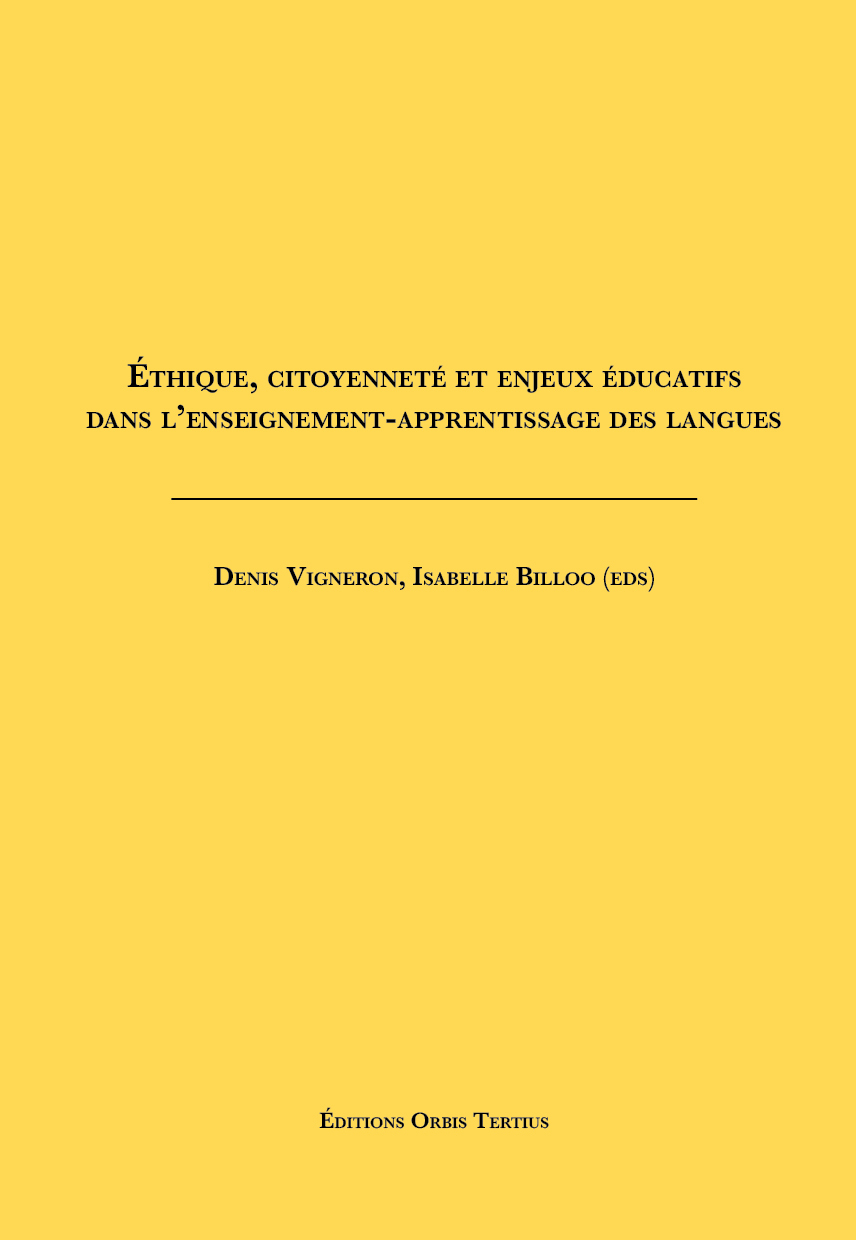 Éthique, citoyenneté et enjeux éducatifs  dans l’enseignement-apprentissage des langues