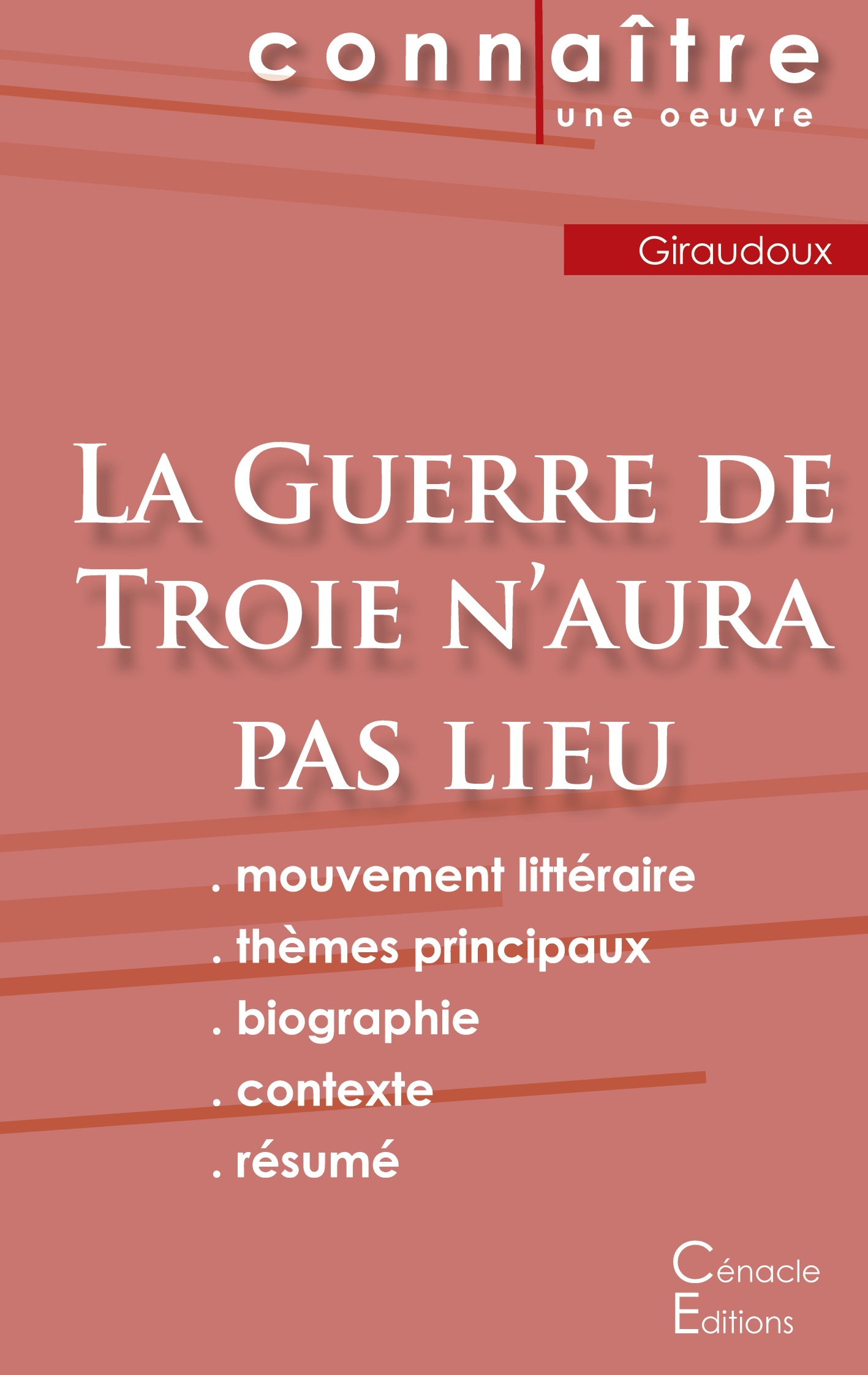 Fiche de lecture La Guerre de Troie n'aura pas lieu de Jean Giraudoux (Analyse littéraire de référence et résumé complet)