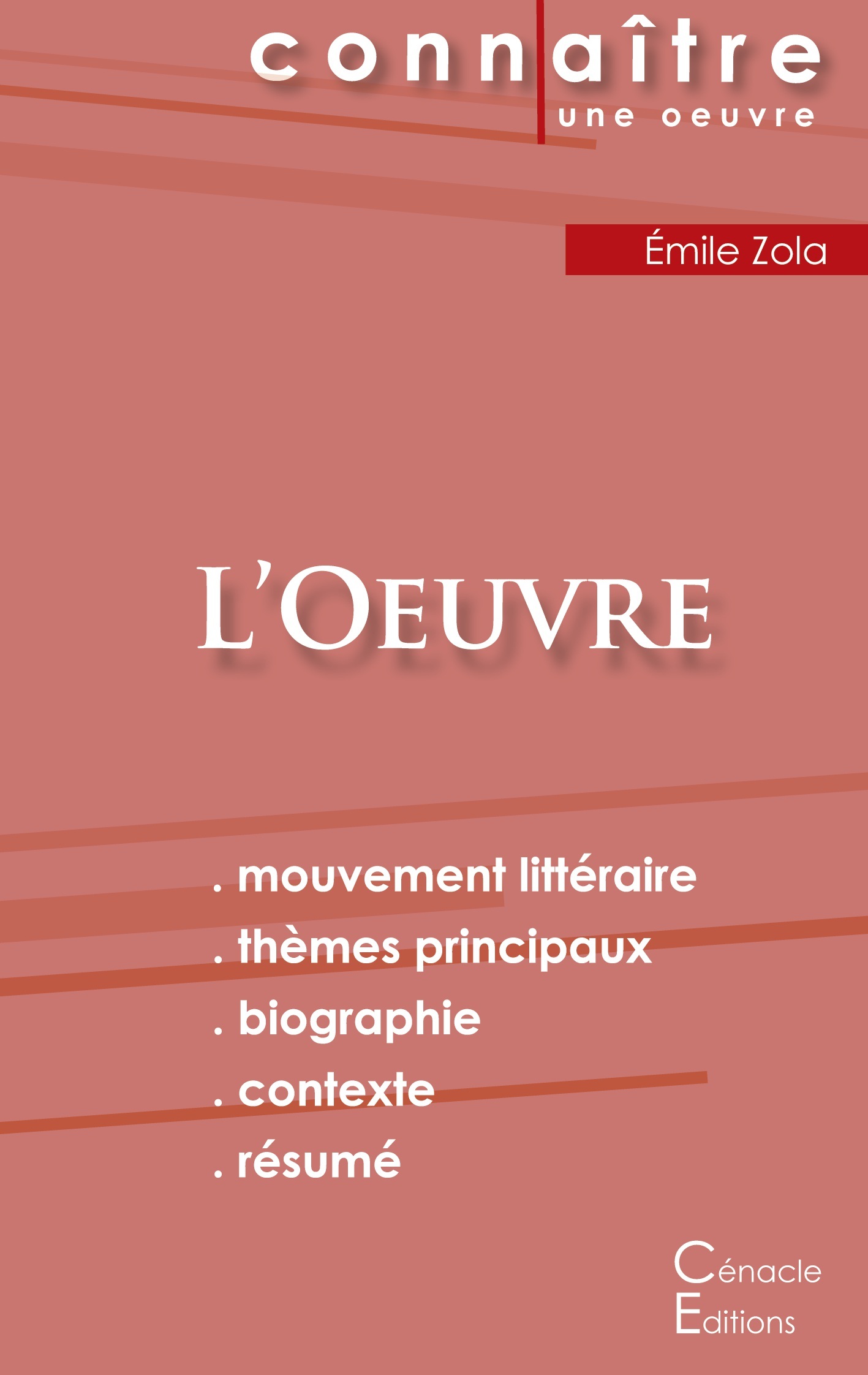Fiche de lecture L'Oeuvre de Émile Zola (Analyse littéraire de référence et résumé complet)