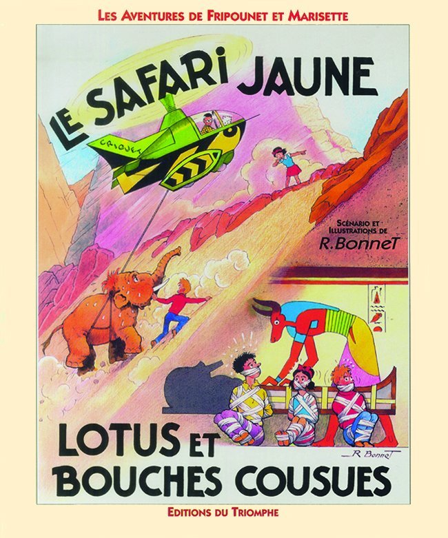 Le safari jaune / Lotus et bouches cousues