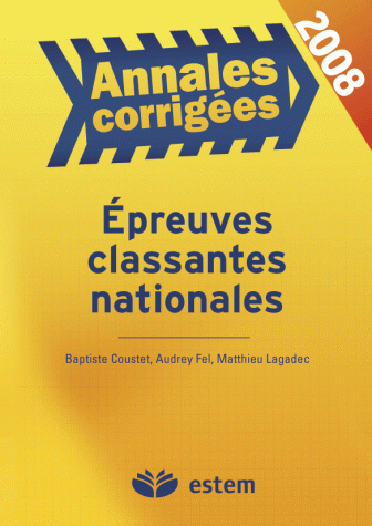 Epreuves classantes nationales 2008