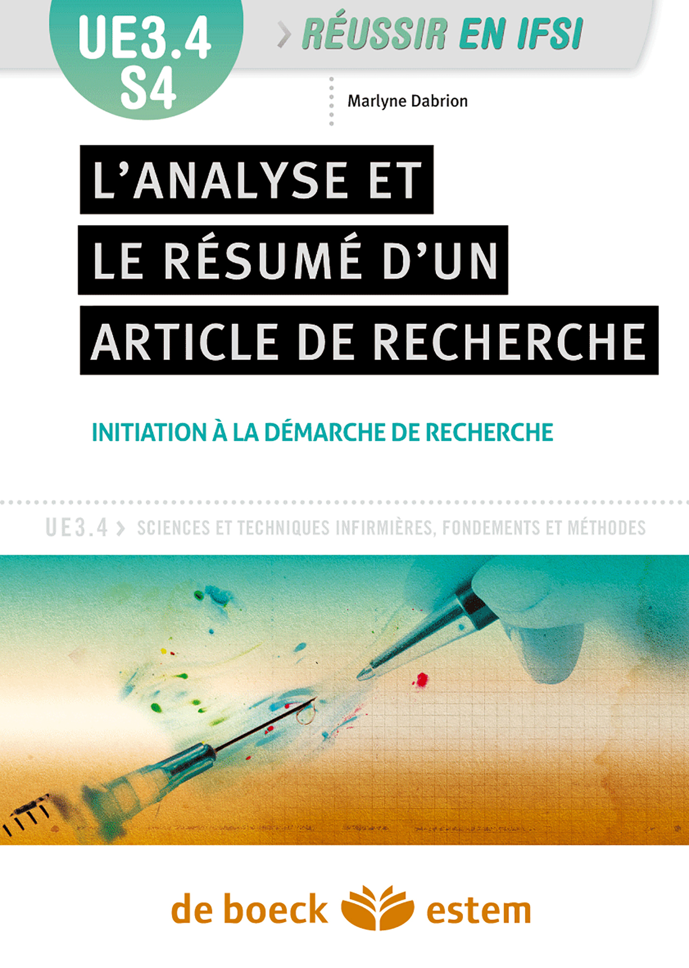 UE 3.4 - L'analyse et le résumé d' un article de recherche