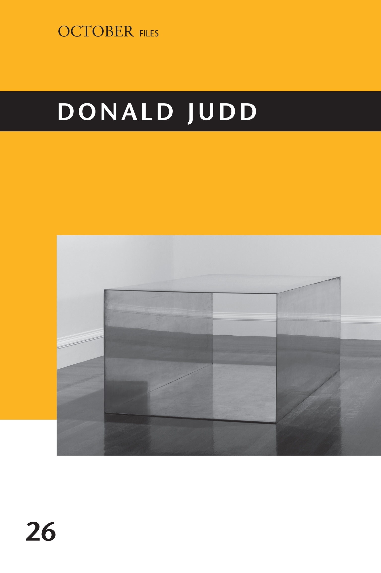 Donald Judd /anglais