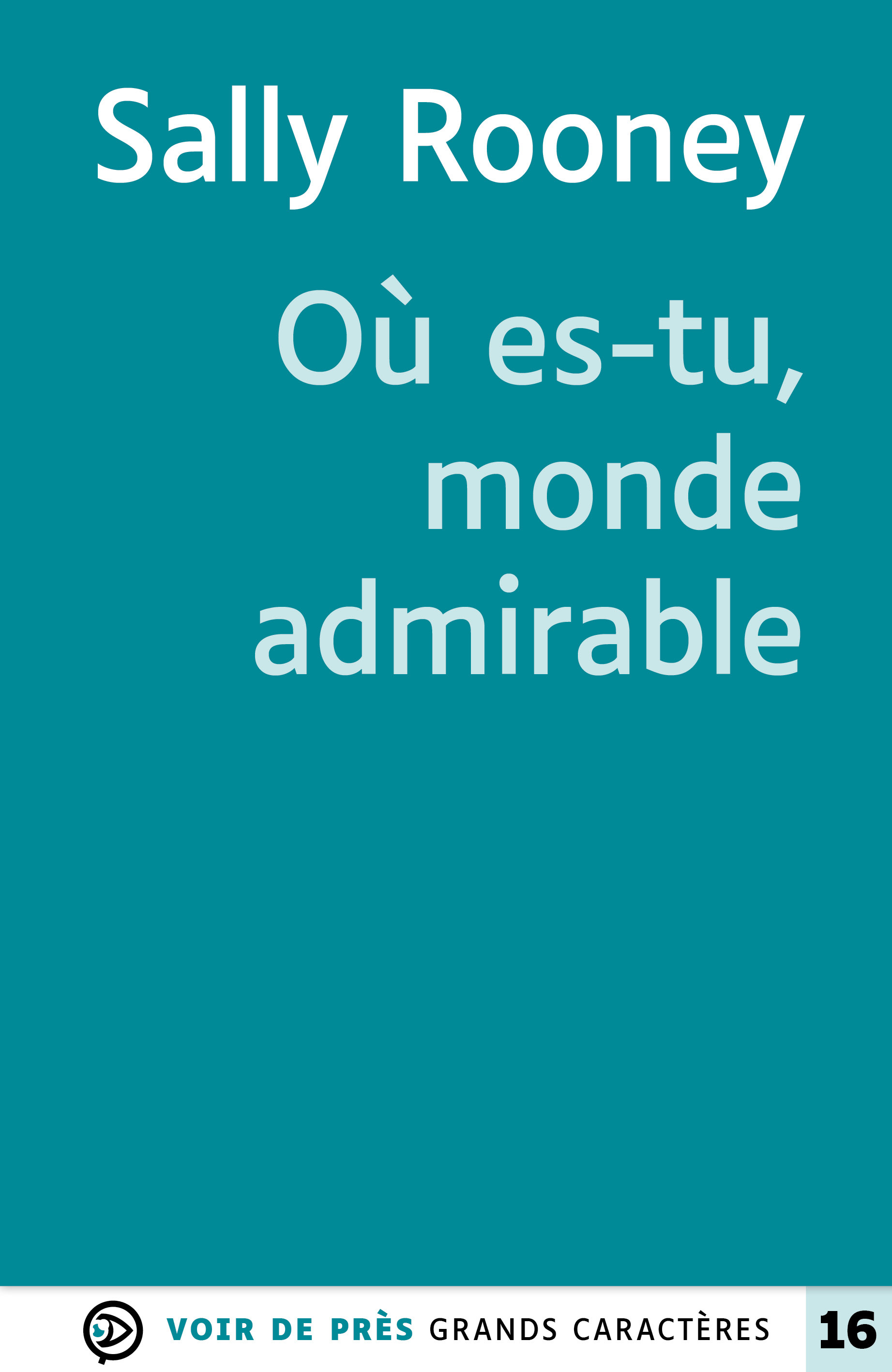 OU ES-TU MONDE ADMIRABLE
