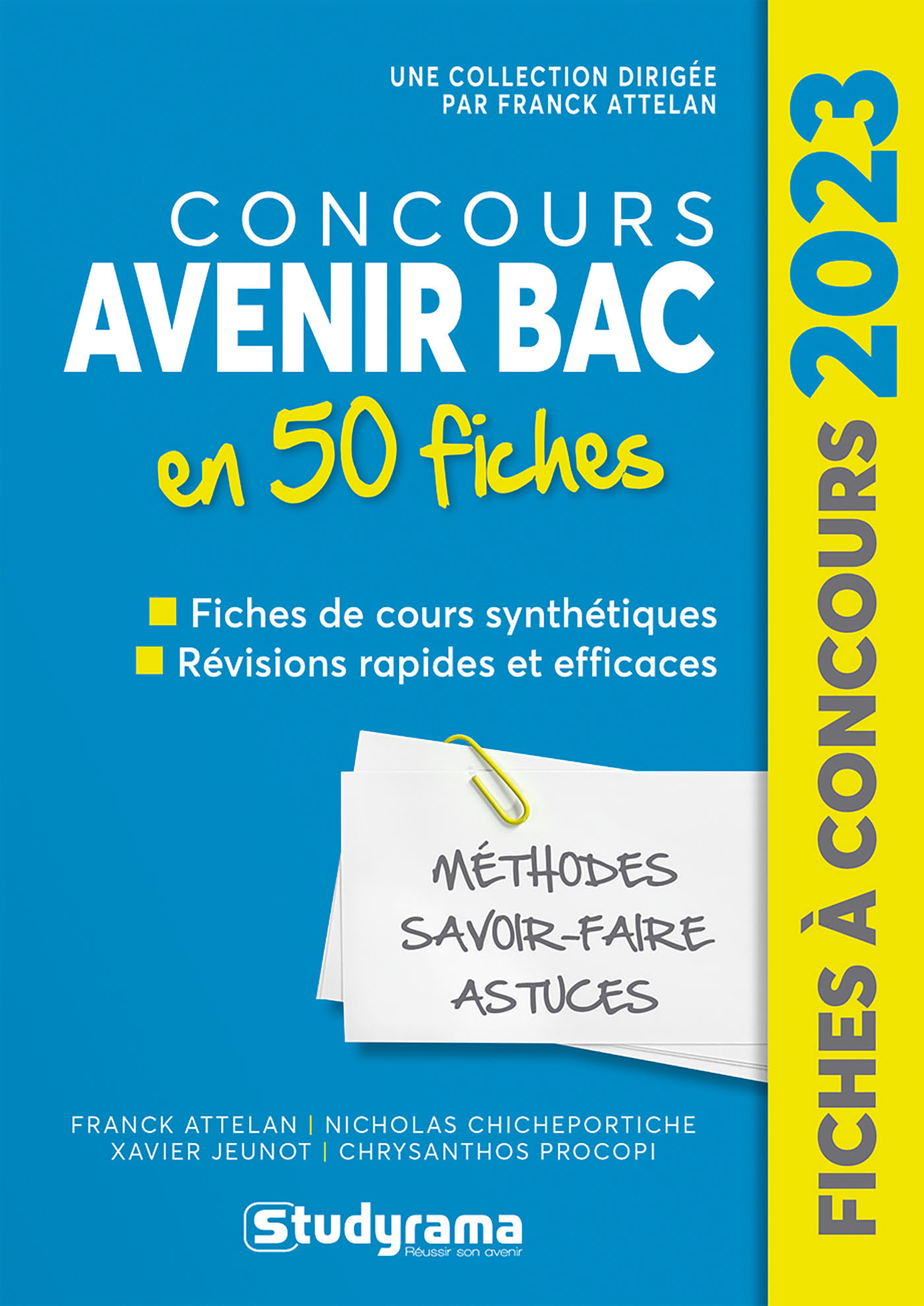 Concours Avenir Bac en 50 fiches
