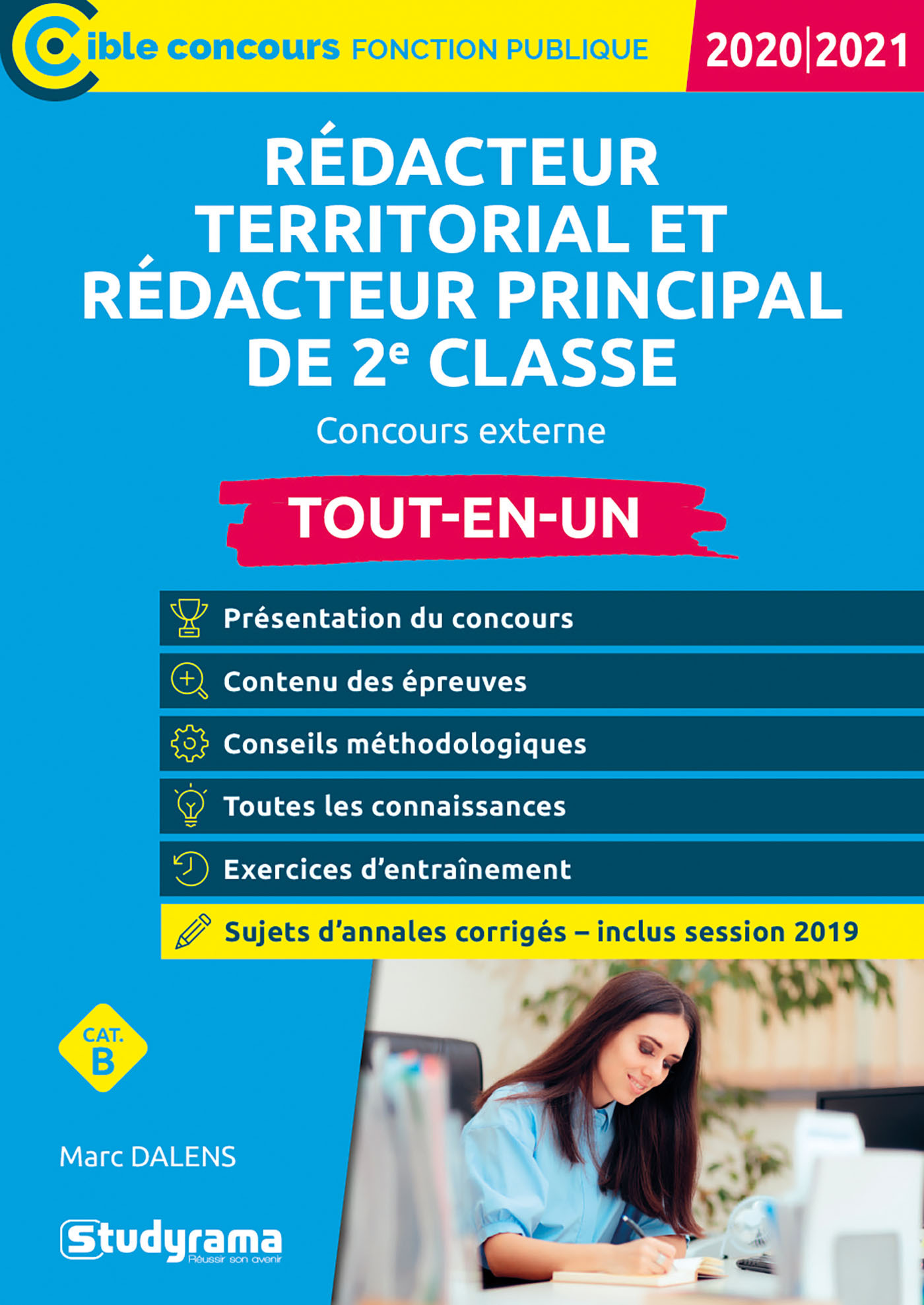 Rédacteur territorial et rédacteur principal de 2e classe 2020-2021