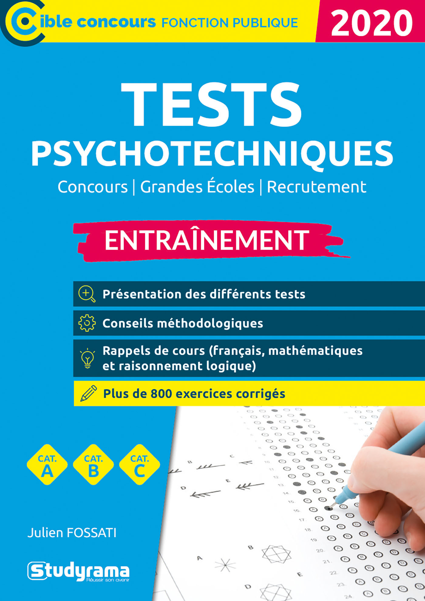 Tests psychotechniques de catégorie C 2020