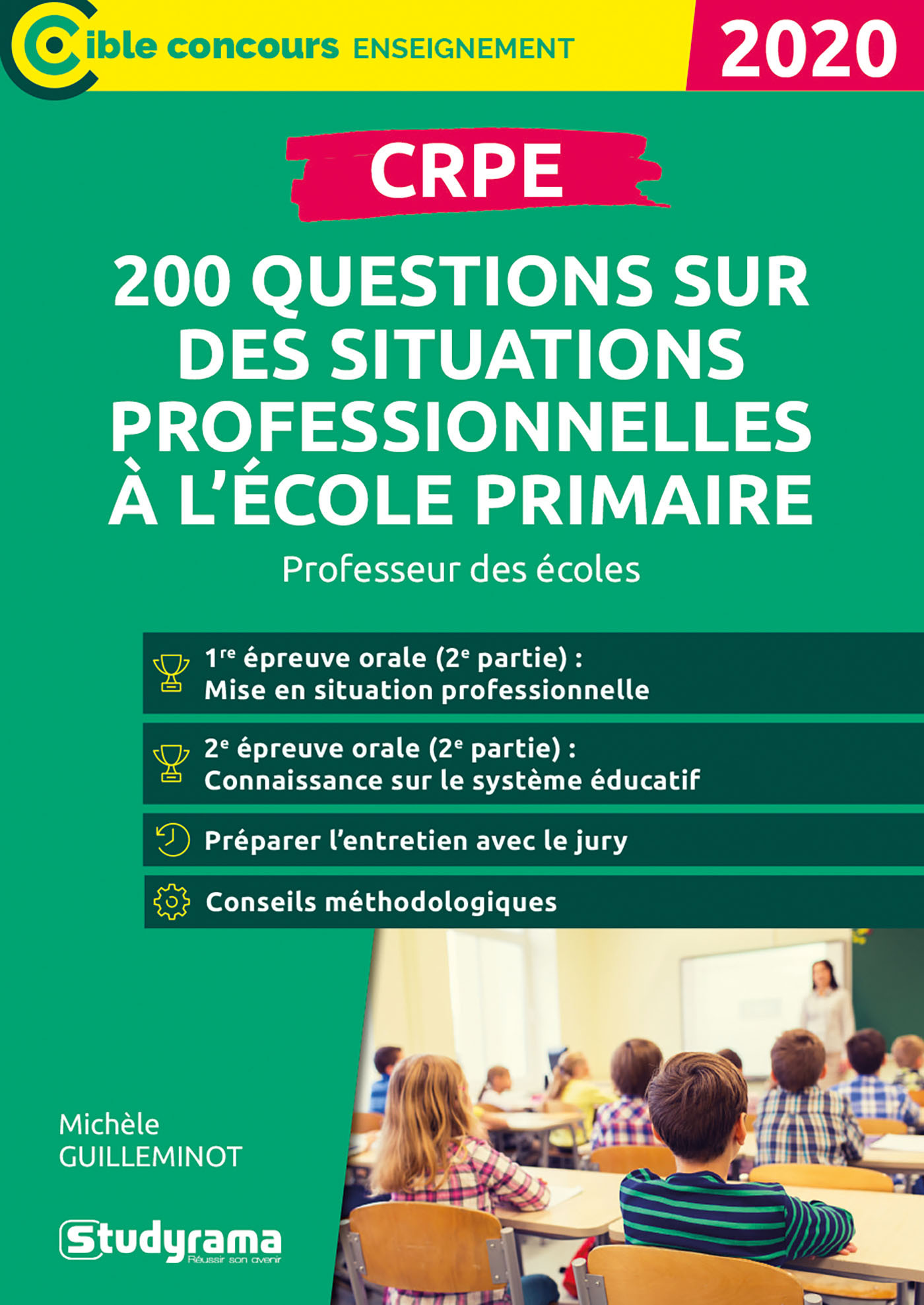 CRPE 200 questions sur des situations professionnelles à l'école primaire