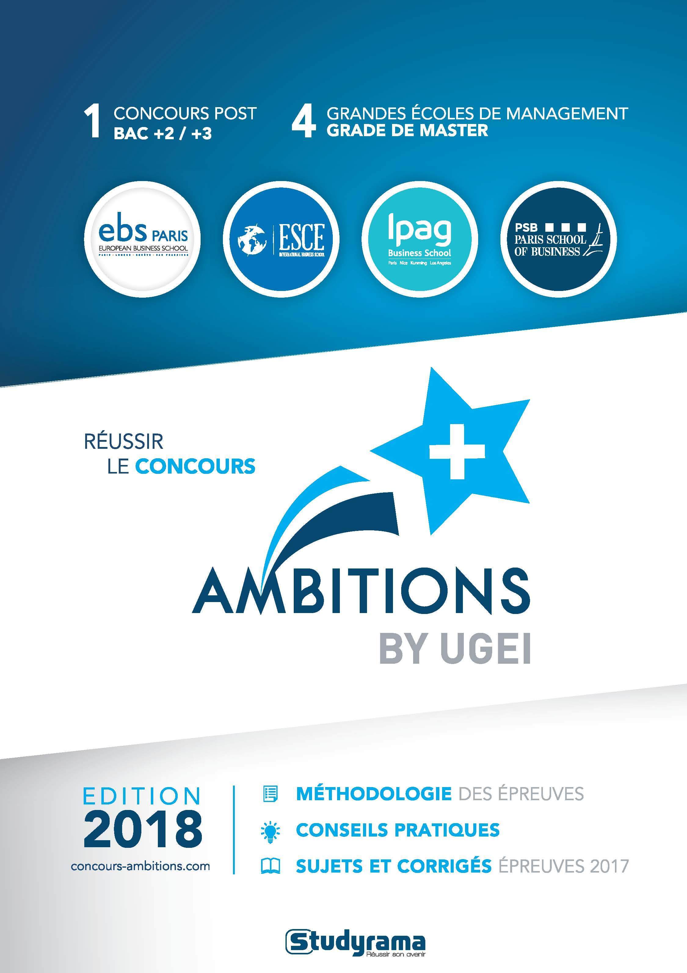 Concours ambitions+ by ugei 2018