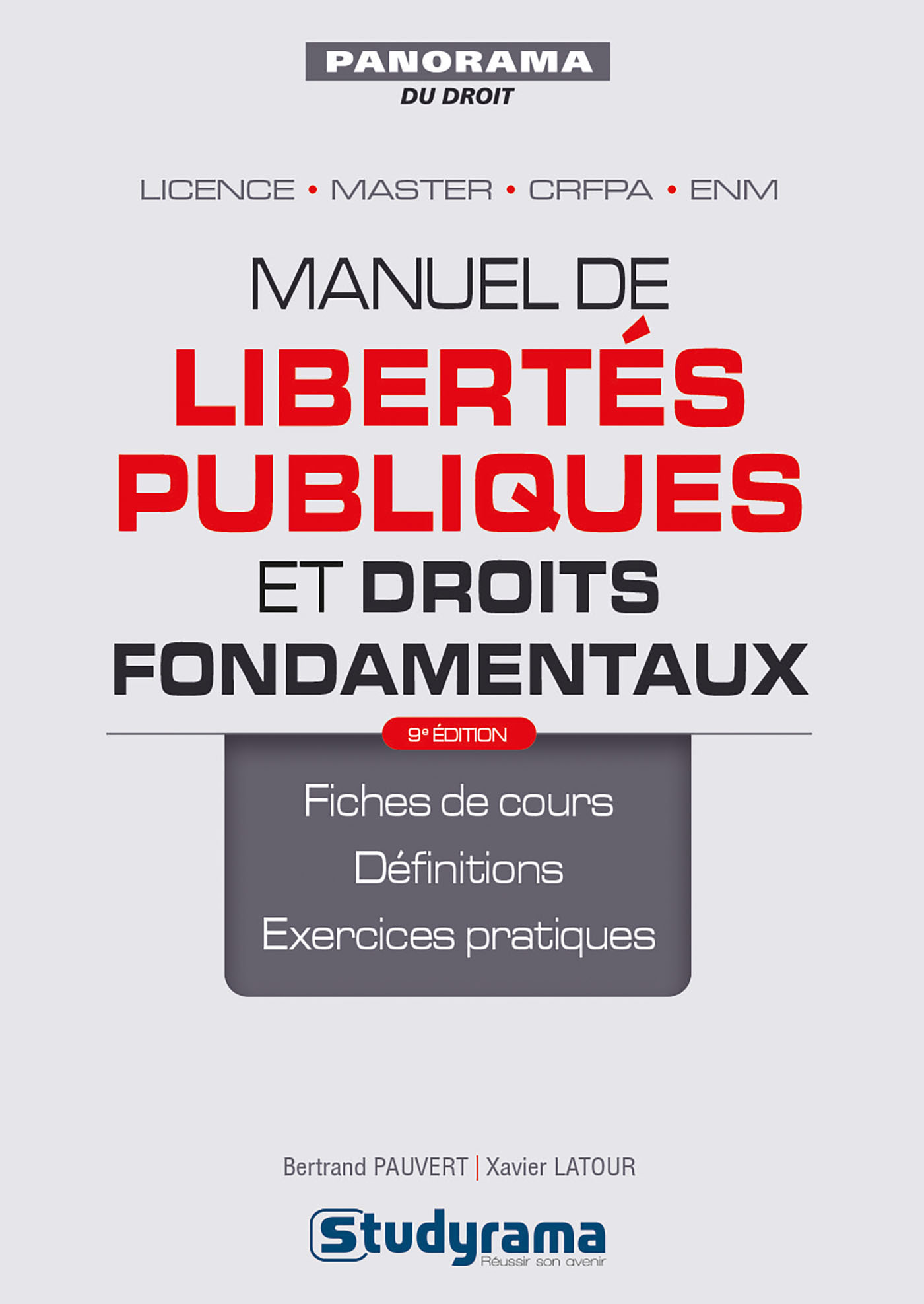 Manuel de libertés publiques et droits fondamentaux 