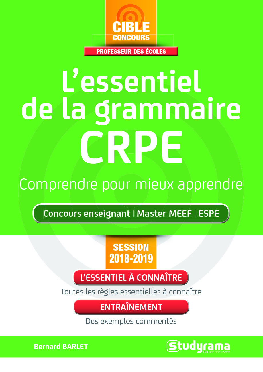 L'essentiel de la grammaire crpe