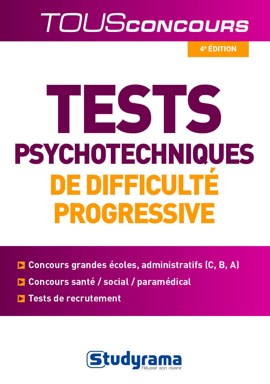 Tests psychotechniques de difficulté progressive