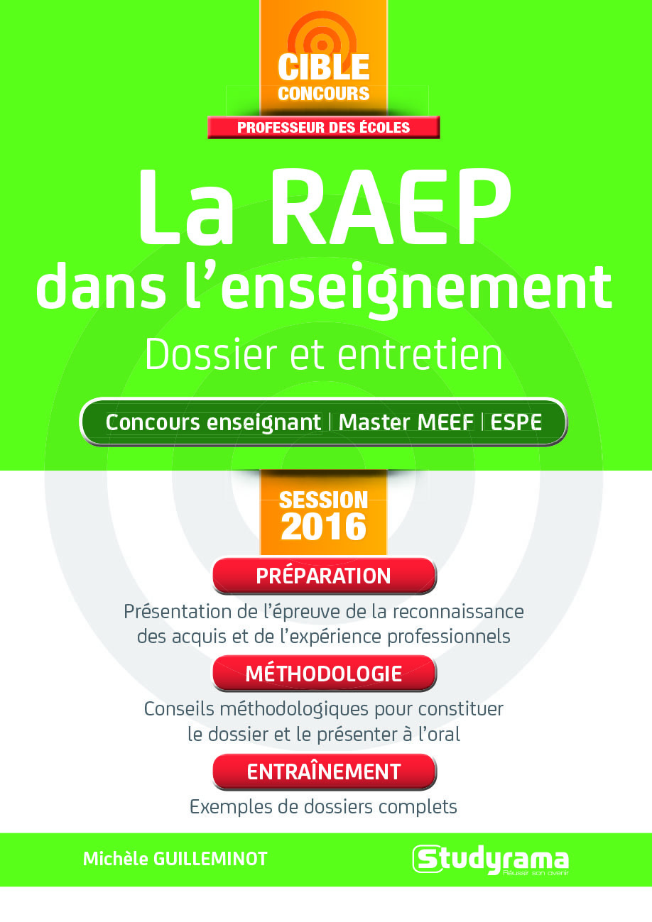 L'épreuve de RAEP dans l'enseignement