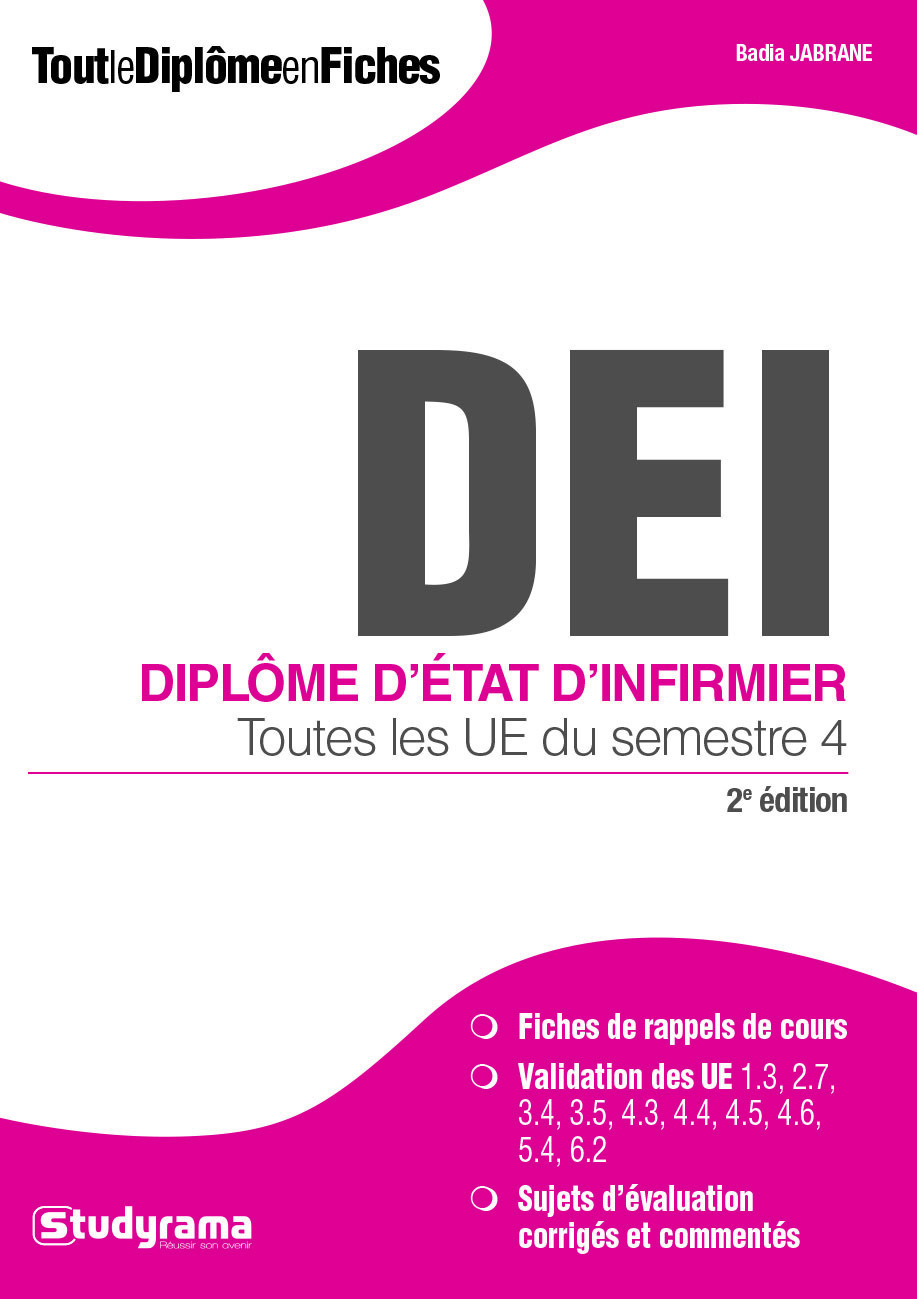 DEI Diplôme d'état d'infirmier (semestre 4)