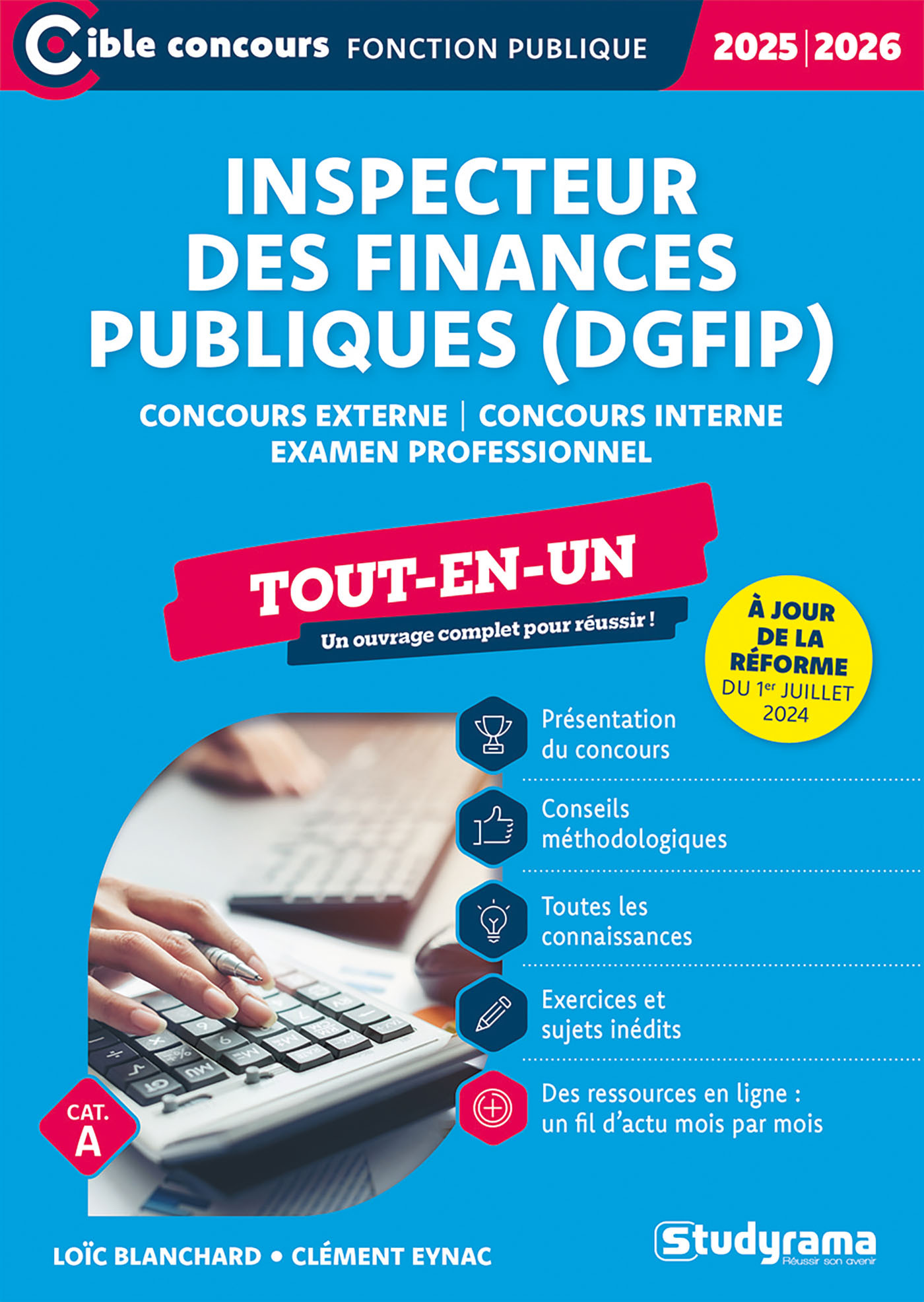 Inspecteur des finances publiques (DGFiP) – Tout-en-un (Catégorie A – Concours 2025-2026)