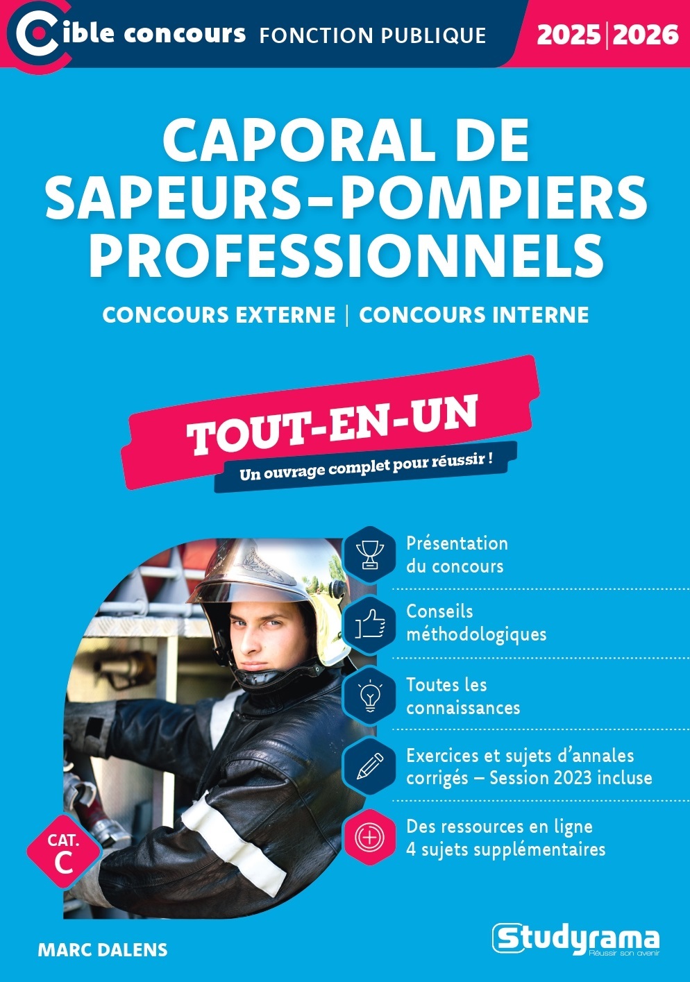 Caporal de sapeurs-pompiers professionnels – Tout-en-un (Catégorie C – Concours 2025-2026)