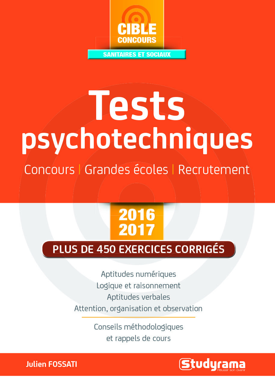 Tests psychotechniques 2016-2017