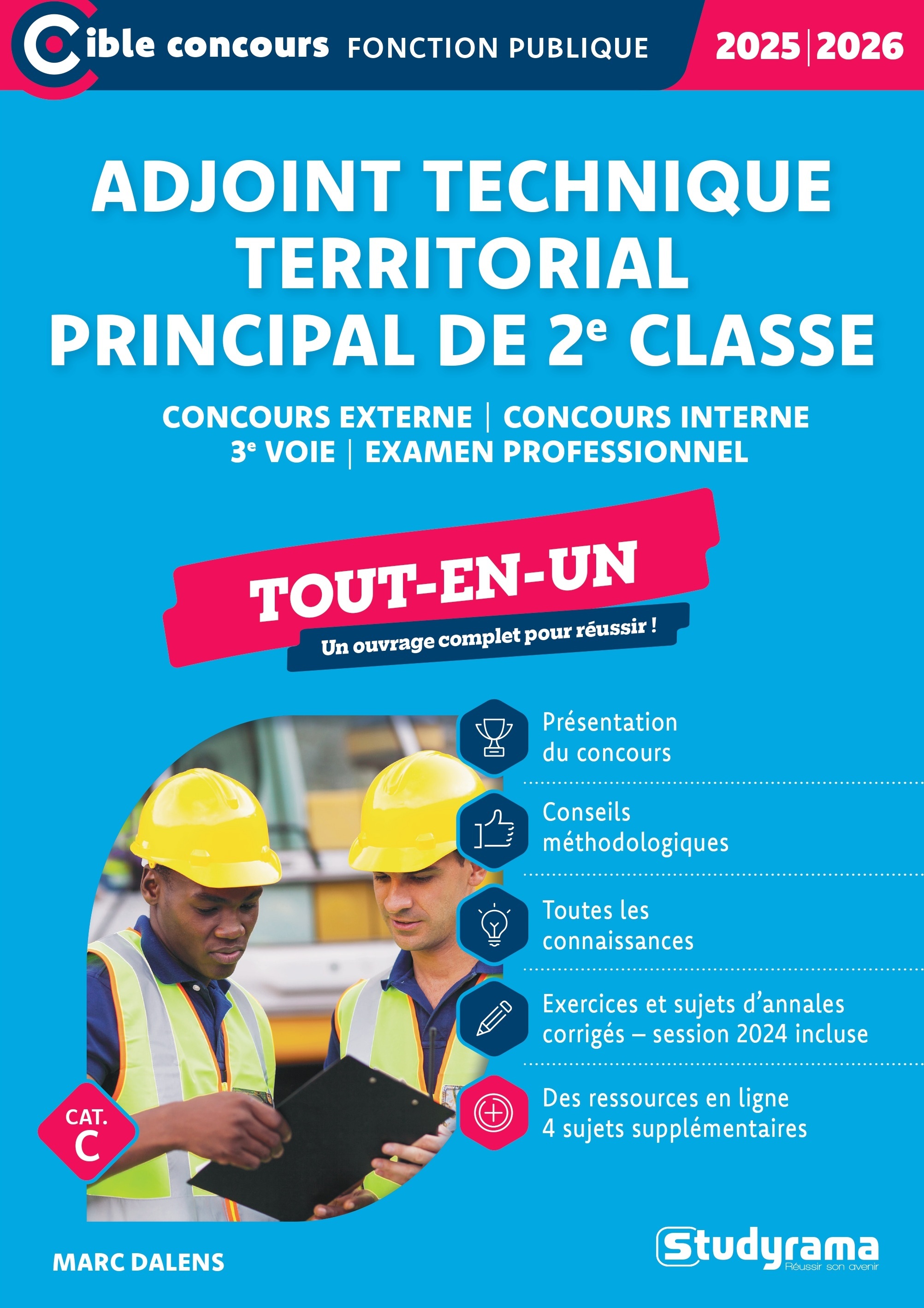 Adjoint technique territorial principal de 2e classe – Tout-en-un (Concours 2025-2026)