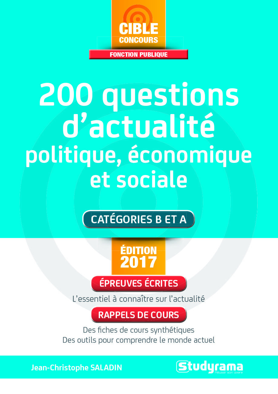 200 questions d'actualité politique, économique et sociale