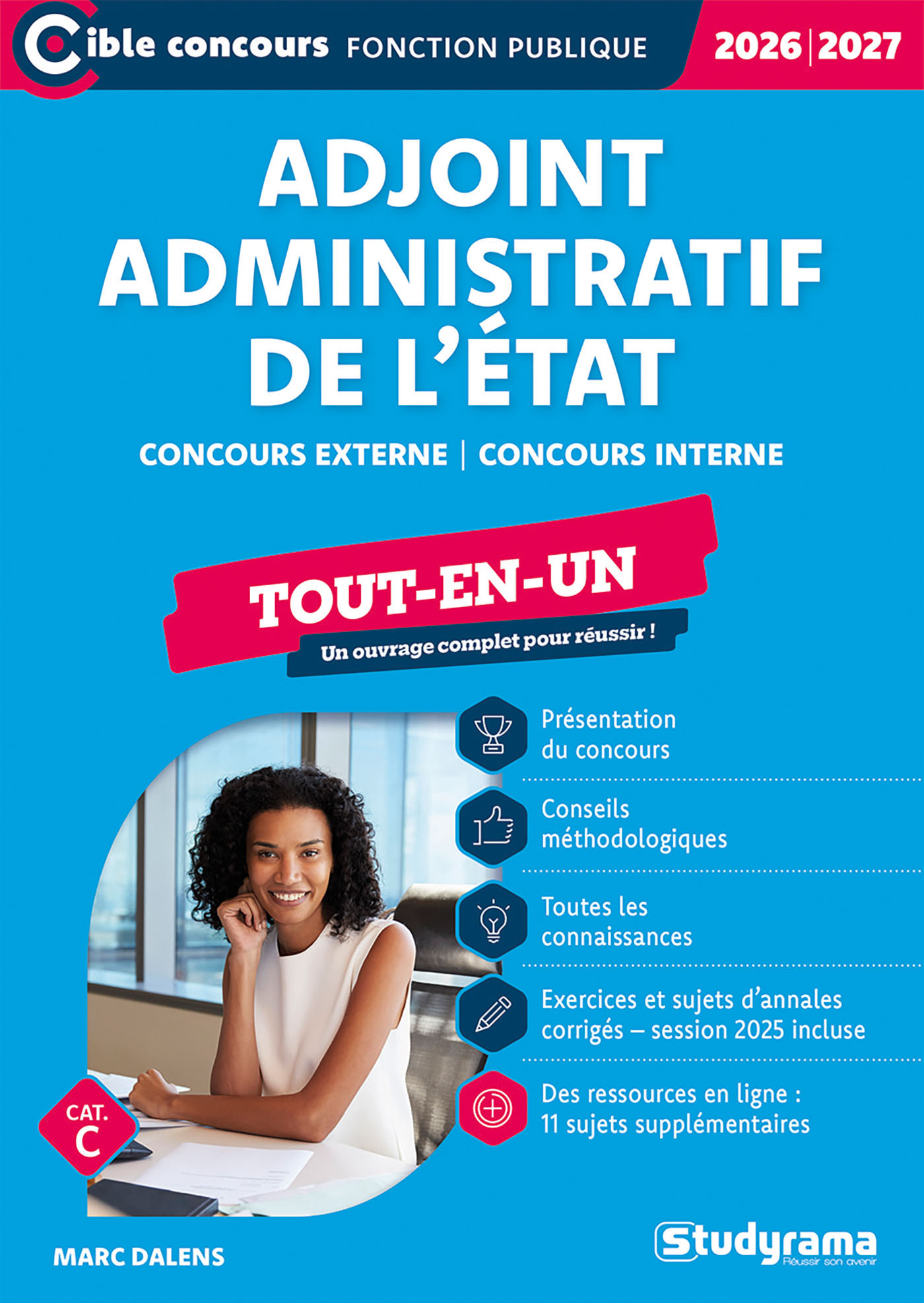 Adjoint administratif principal de 2e classe de l’État – Tout-en-un (Catégorie C – Concours 2026-2027)