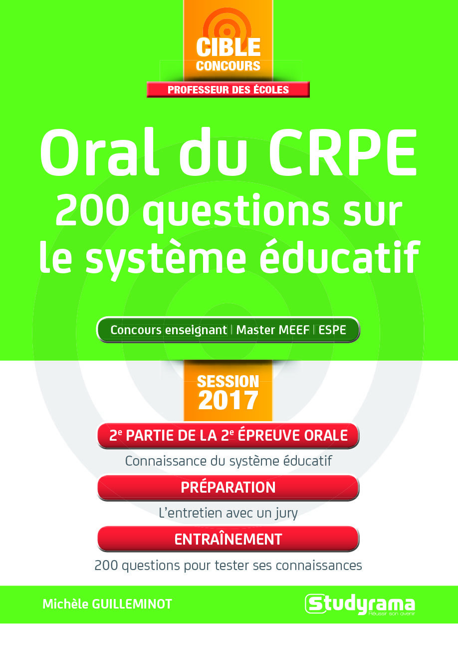 Crpe deuxième épreuve orale EPS et connaissance du système éducatif