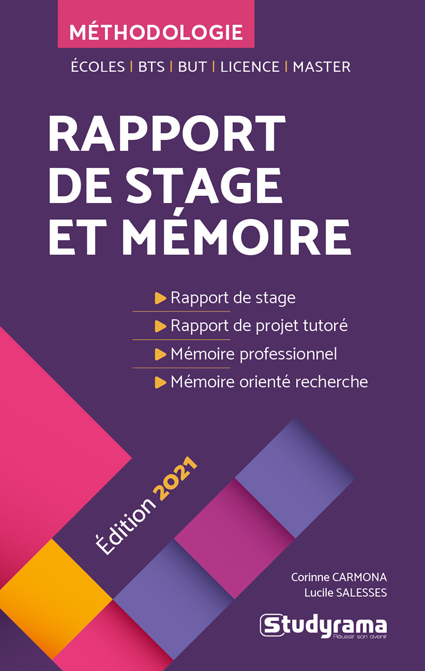 Rapport de stage et mémoire