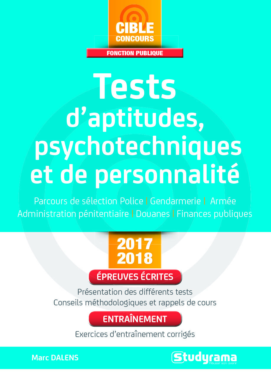 Tests d'aptitudes psychotechniques et de personnalité
