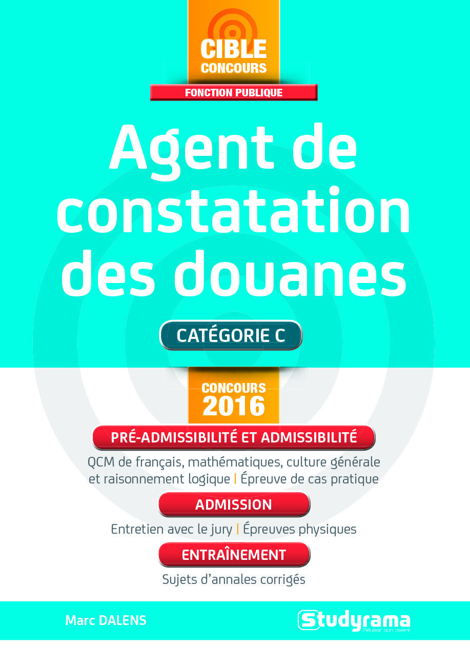 Agent de constatation des douanes 2016