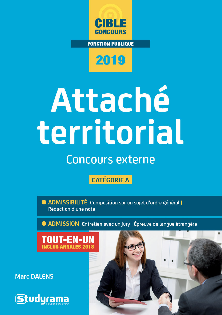 Attaché territorial - Concours externe 2019