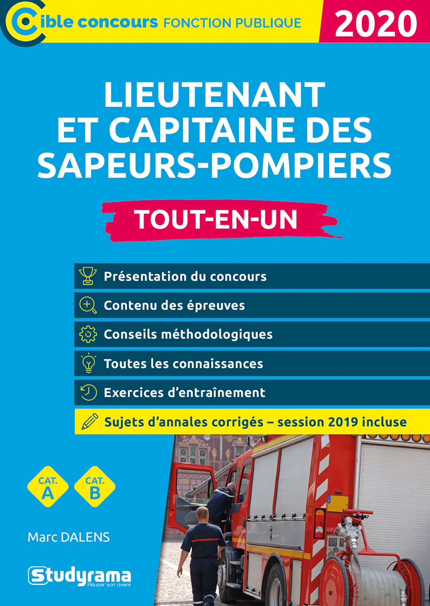 Lieutenant et capitaine des sapeurs-pompiers professionnels 2020