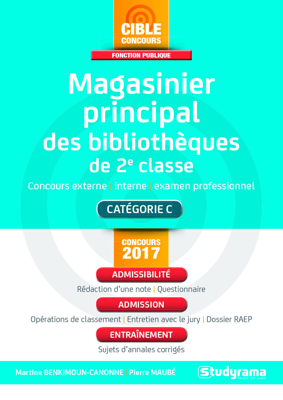 Magasinier principal des bibliothèques de 2eme classe