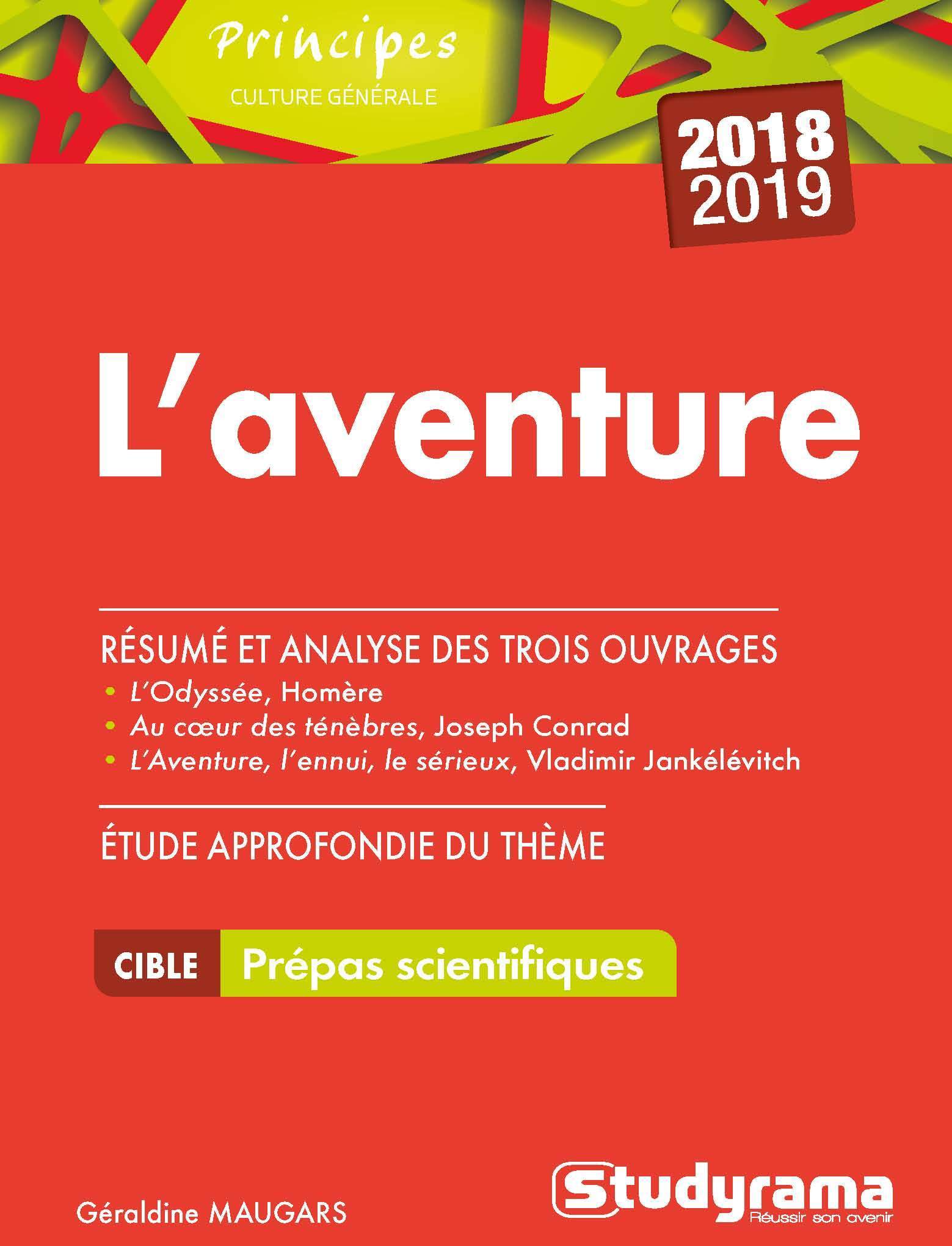 L'aventure : Thèmes prépas scientifiques 2018-2019