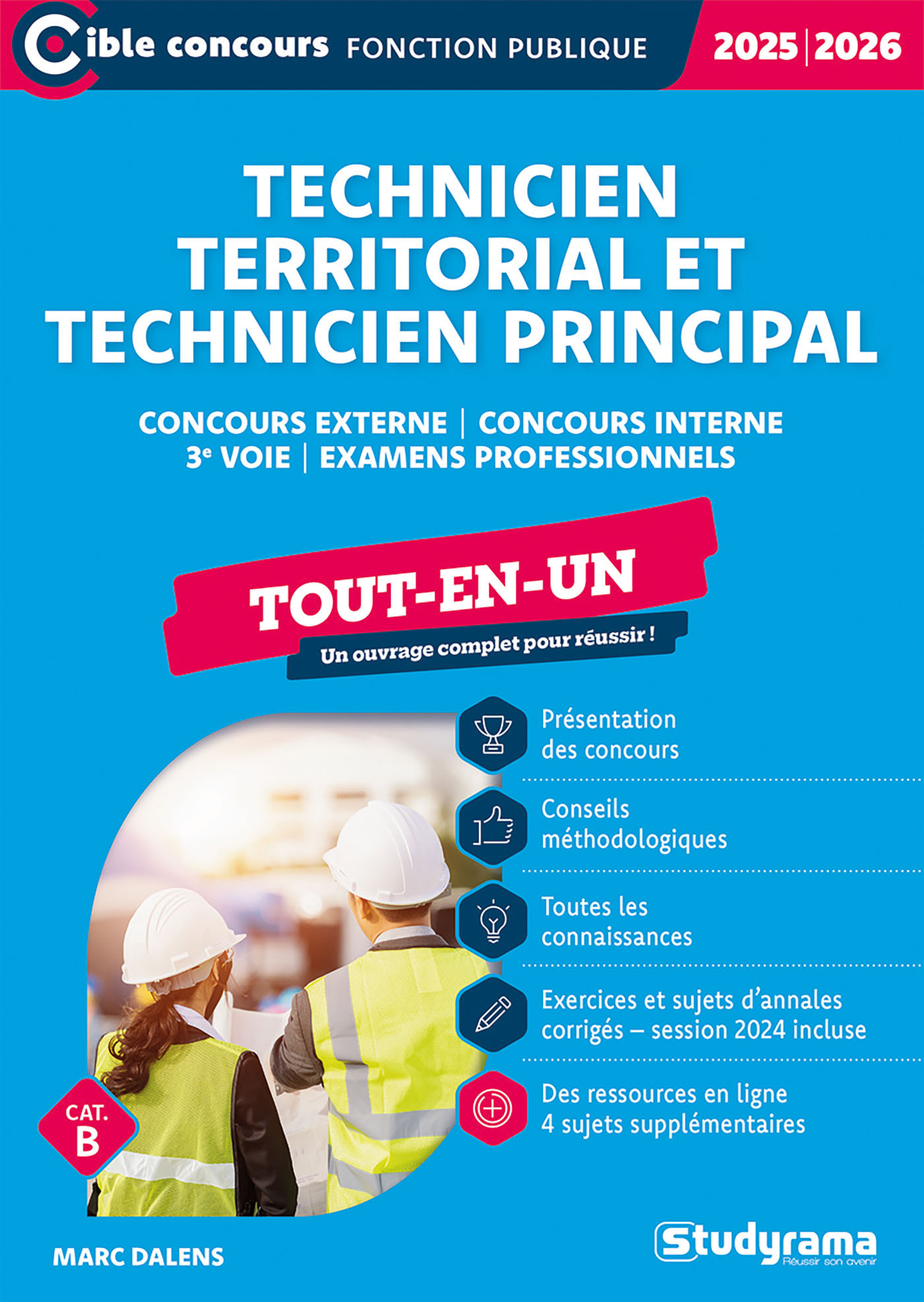 Technicien territorial et Technicien principal – Tout-en-un (Concours 2025-2026)