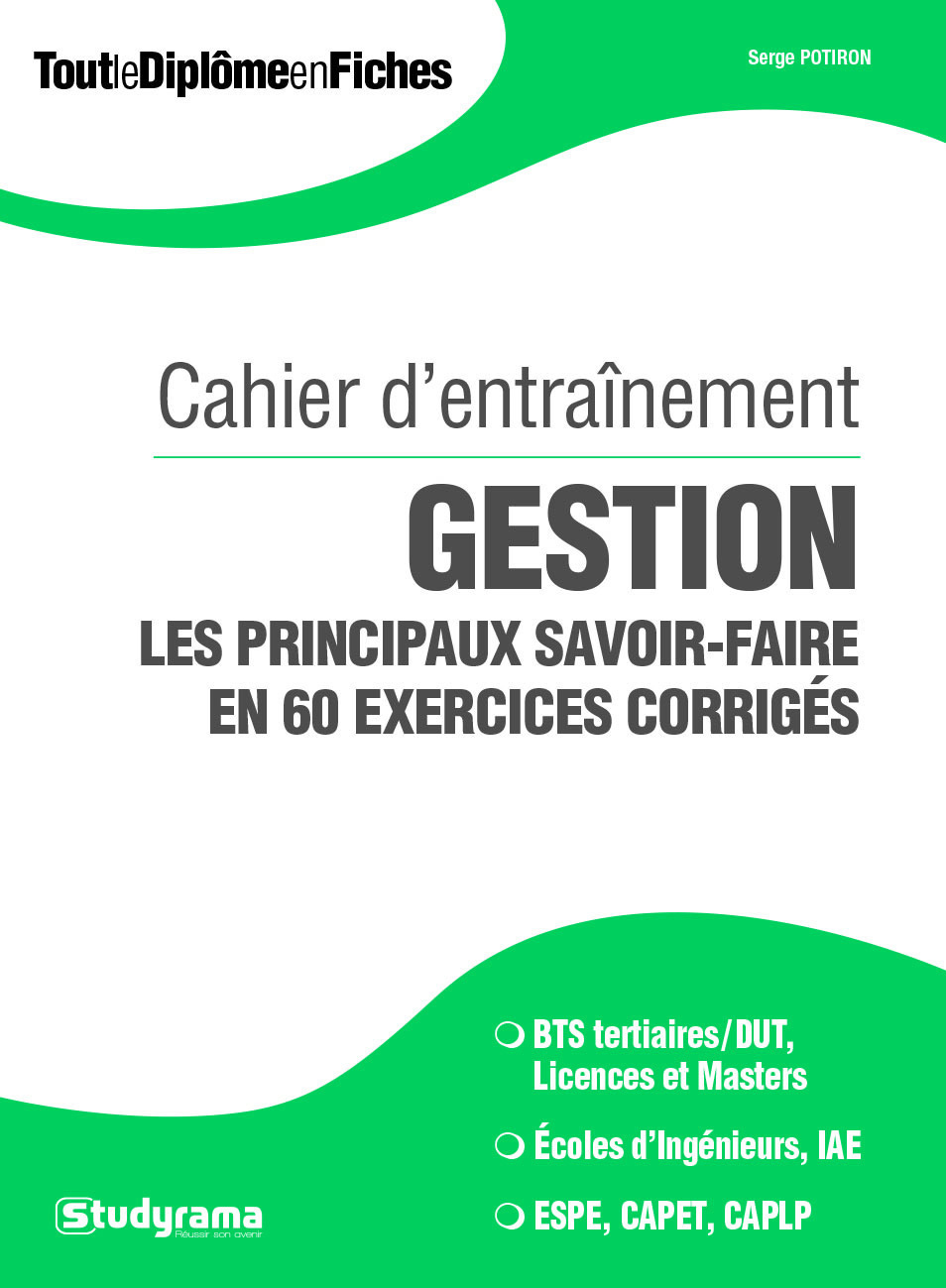 Cahier entraînement - Gestion des principaux savoir-faire
