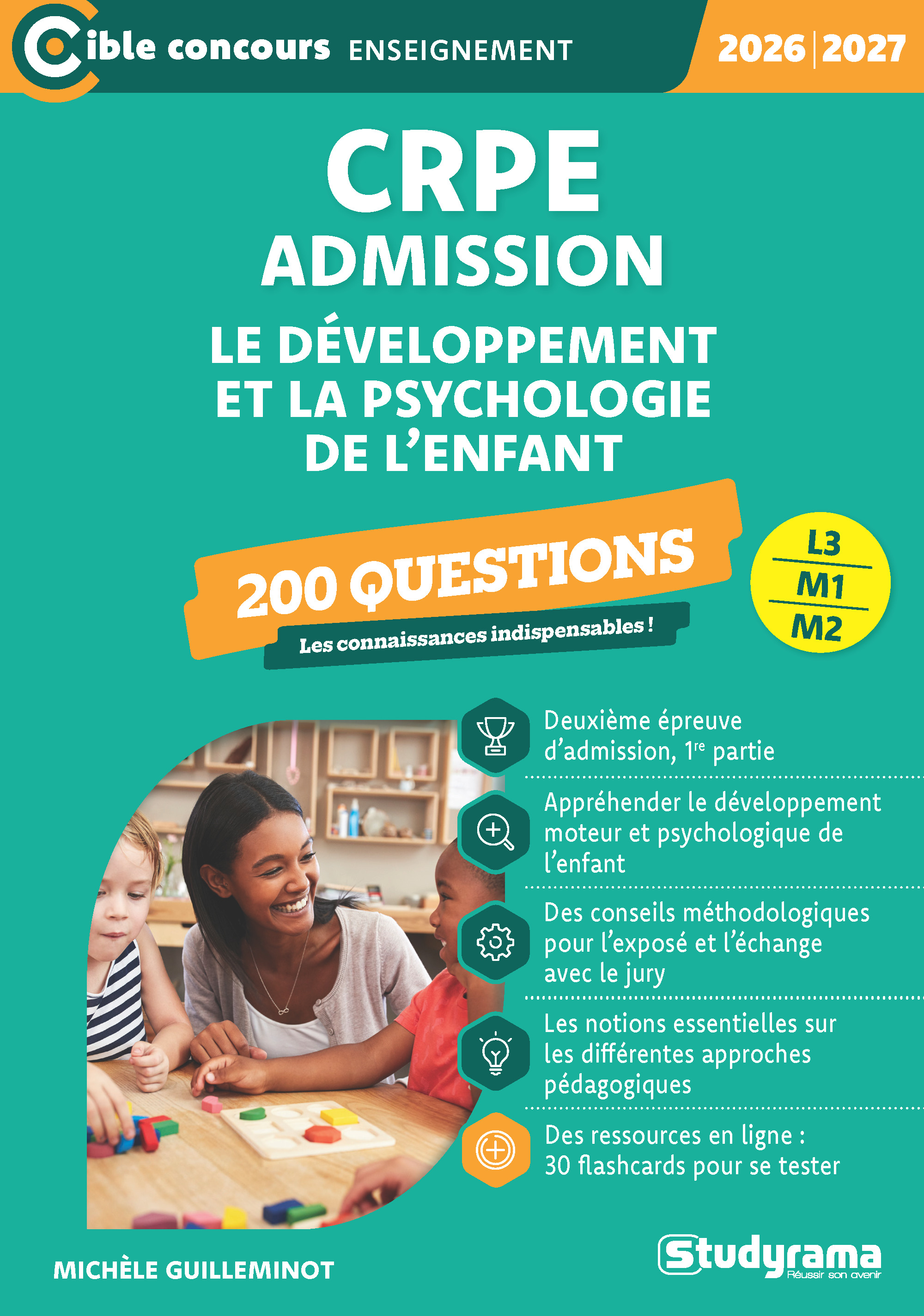CRPE – Admission – Le développement et la psychologie de l'enfant – 200 questions