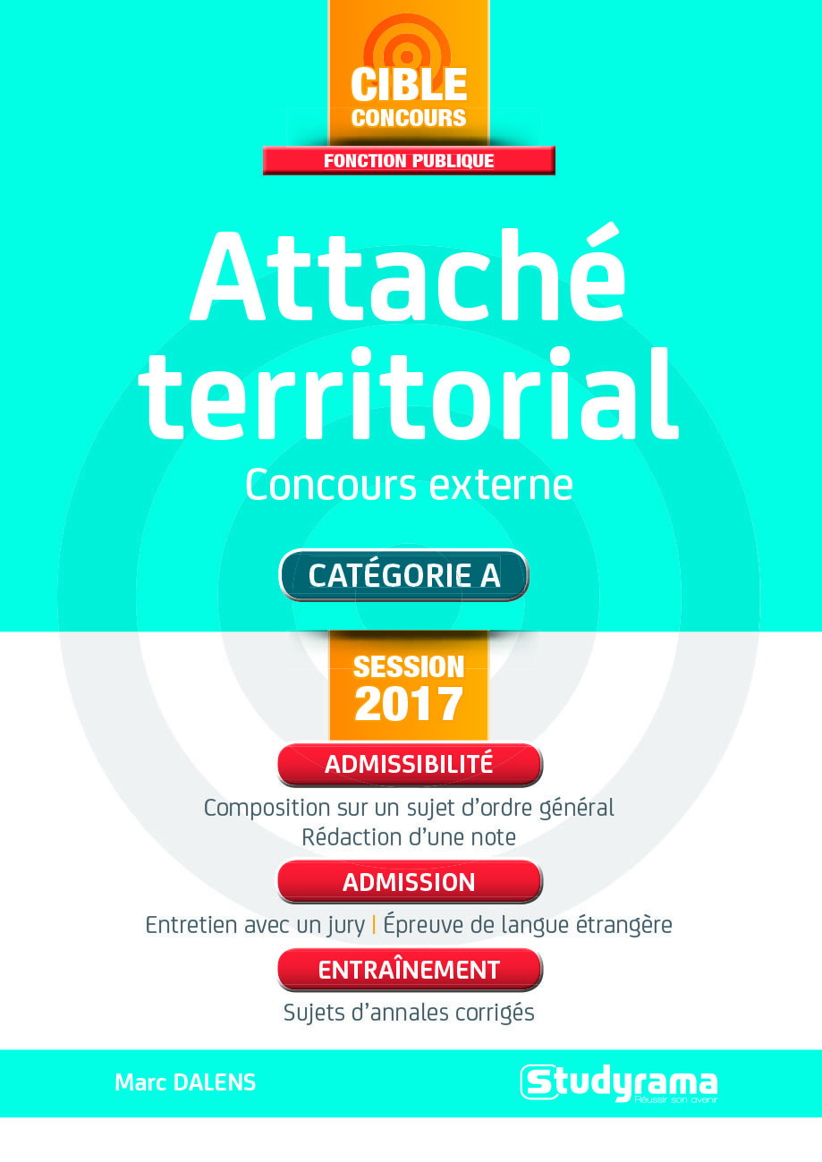 Attaché territorial - Concours externe