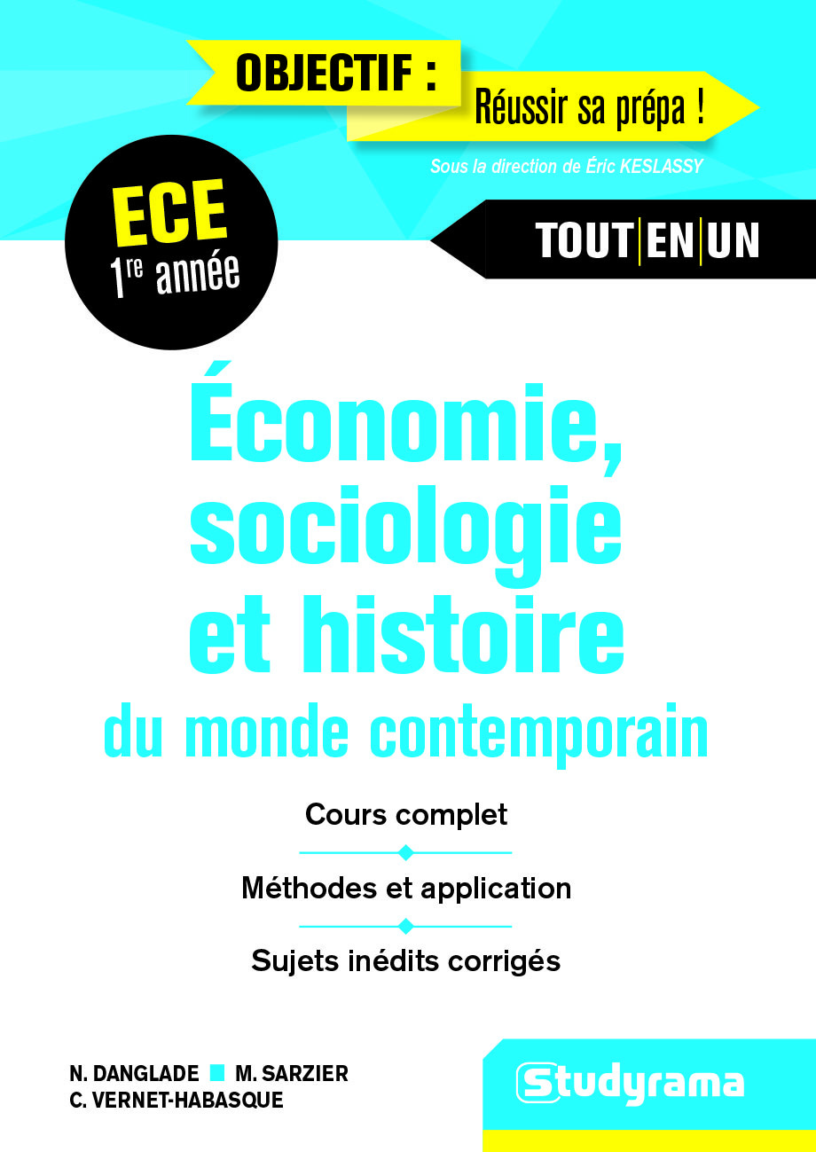 Economie, sociologie, histoire du monde contemporain 1er abbée ECE