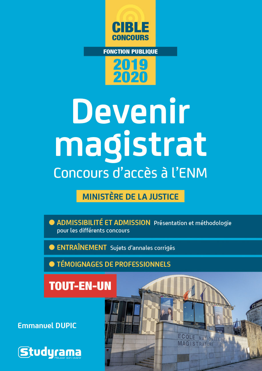 Devenir magistrat 2019/2020