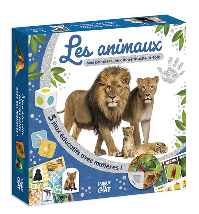 Mon coffret Bébé touche-à-tout - Les animaux - Mes premiers jeux Bébé touche-à-tout