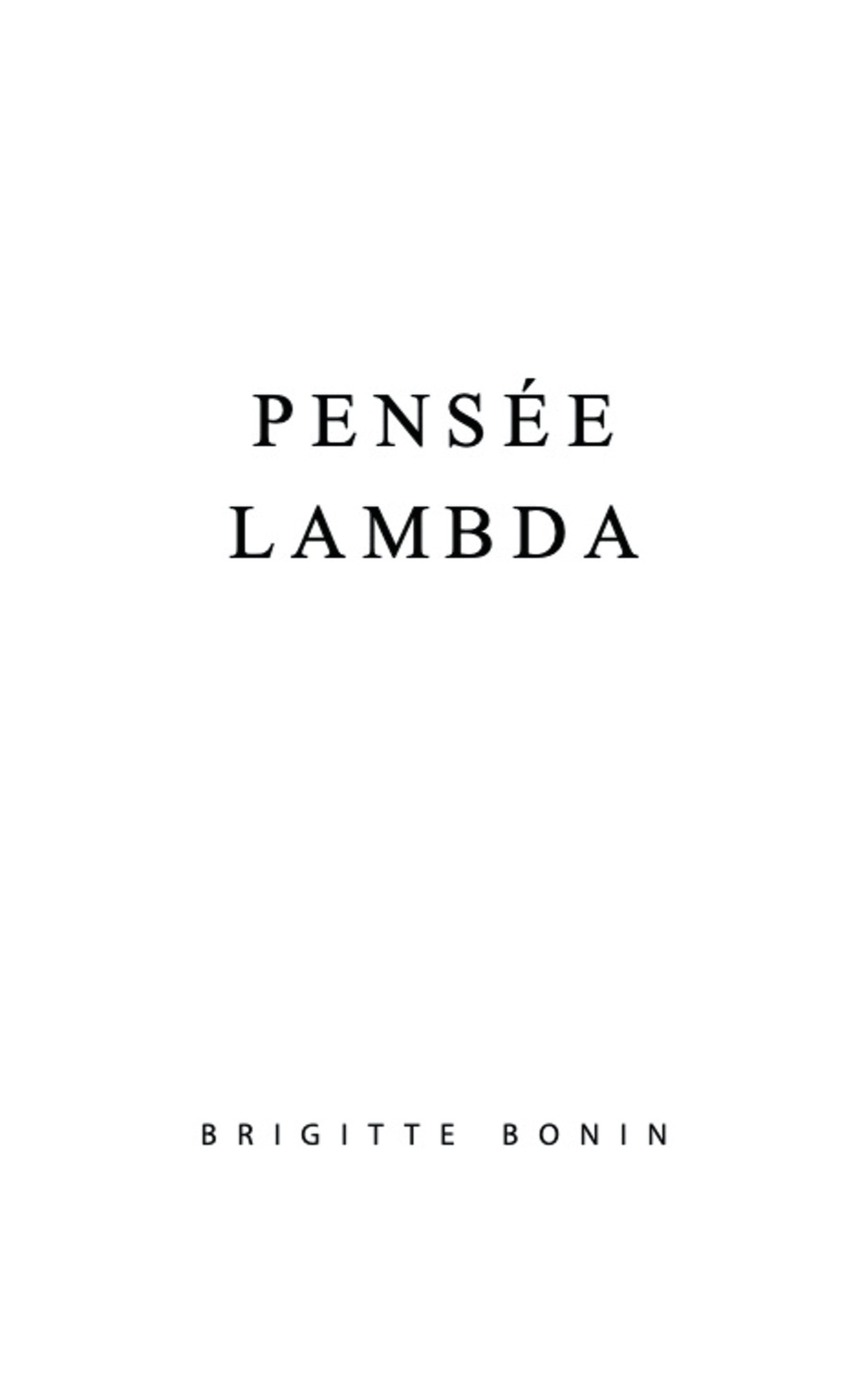 Pensée Lambda