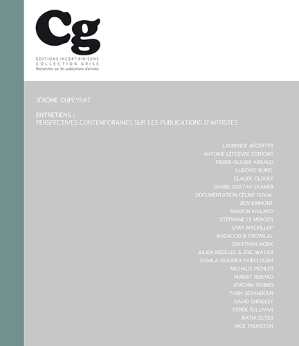 Entretiens - Perspectives contemporaines sur les publications d'artistes