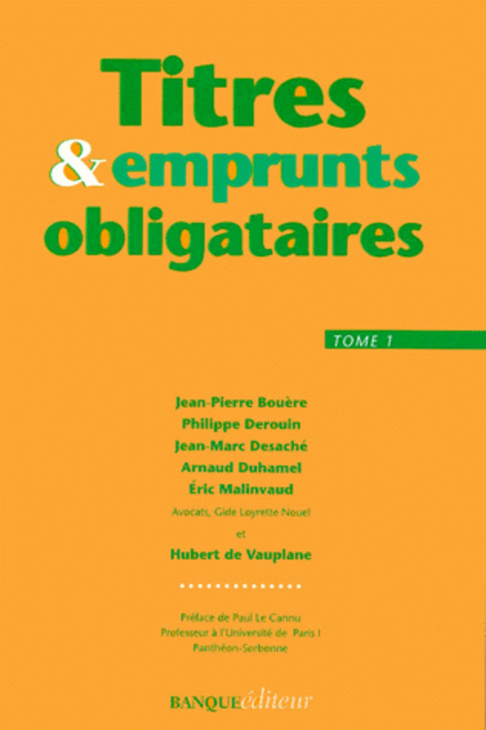Titres & emprunts obligataires