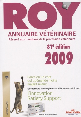 ANNUAIRE VETERINAIRE ROY 2009